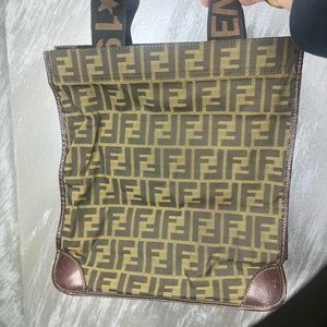 Fendi Zucca shopping tote